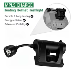 Linterna Táctica Casco MPLS CHARGE LED Nocturna Caza