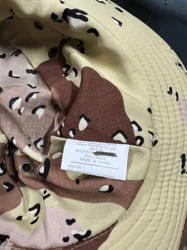 Gorro de combate Beni camuflaje desierto de borde redondo