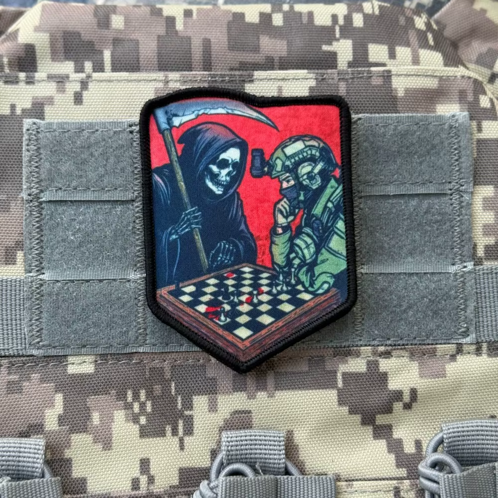 Parche táctico Chevron – Insignia militar con velcro - imagen 4