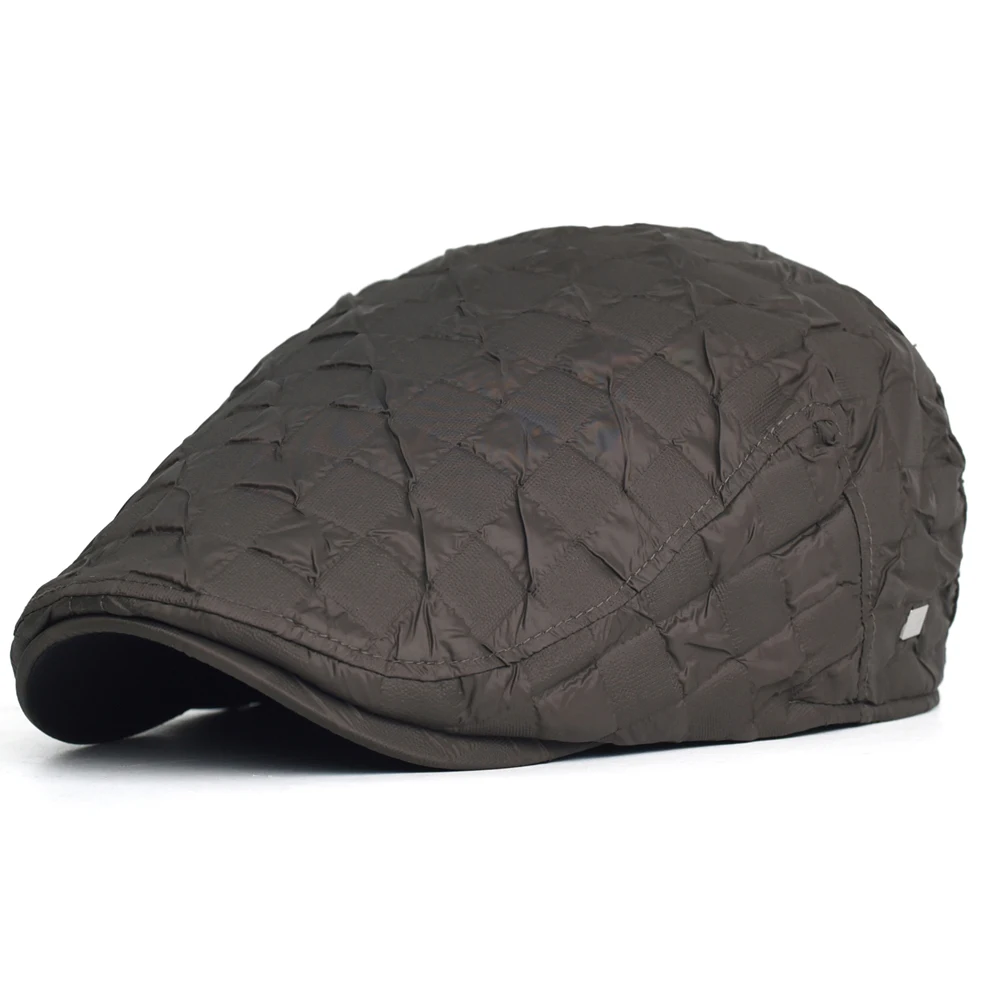 Gorro invierno grueso cálido con visera ajustable estilo Gatsby - imagen 2