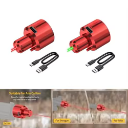 Mira láser magnética multicalibre, verde y rojo, recargable