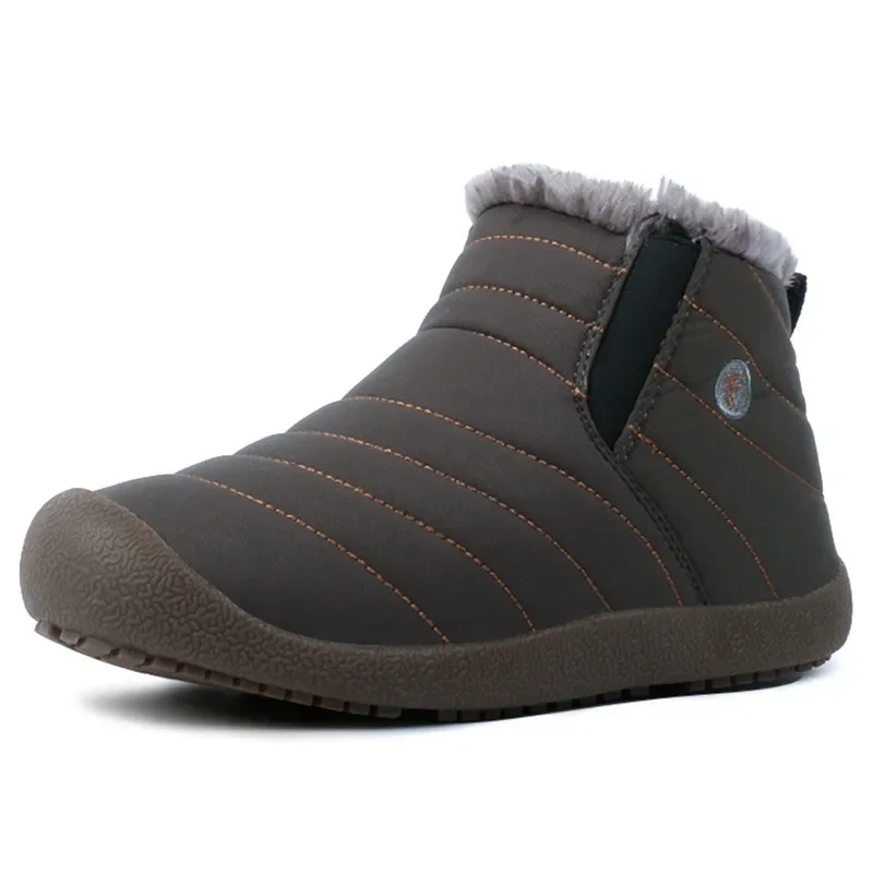 Botas de nieve impermeables hombre suela antideslizante forro polar - imagen 2