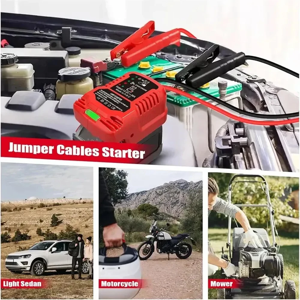 Adaptador cables de arranque Milwaukee para baterías automoción - imagen 4