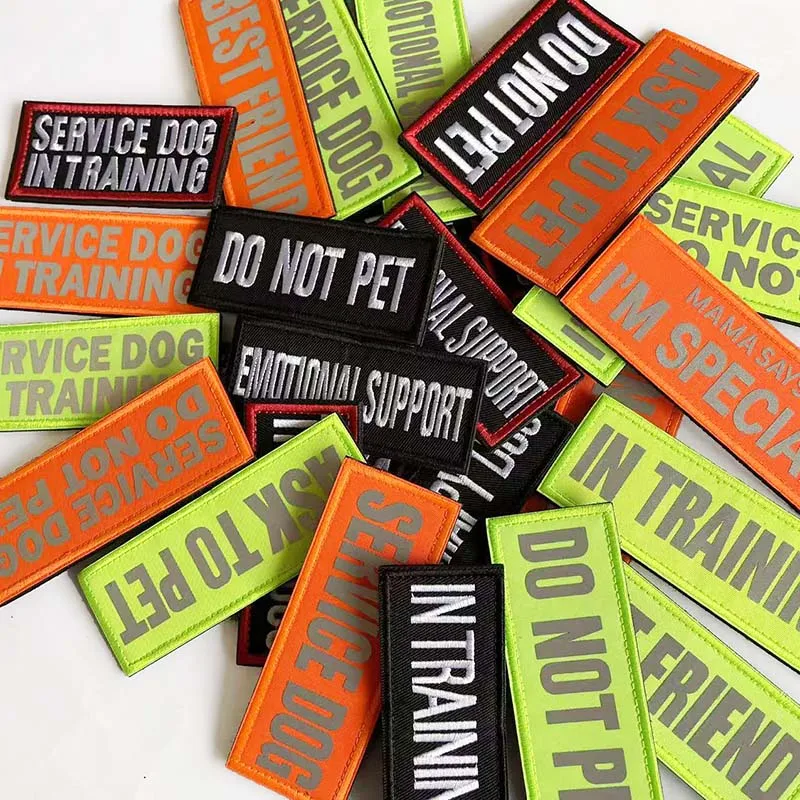 Parche táctico bordado para perro de apoyo emocional IR reflectante - imagen 4