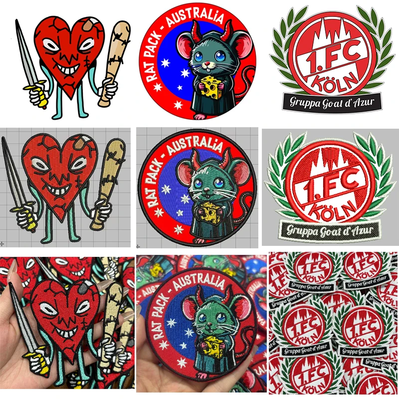 Parche táctico termoadhesivo con velcro gancho y bucle personalizado - imagen 3