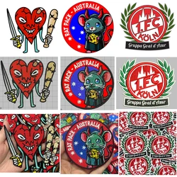 Parche termoadhesivo bordado personalizable con nombre y logotipo