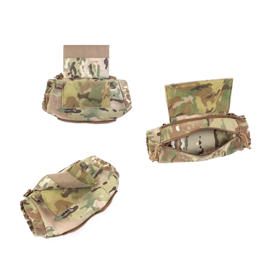 Bolsa táctica MOLLE pliable cargamento – Plegable para chaleco - imagen 4