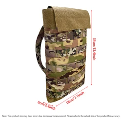 Accesorio bolsa hidratación MOLLE gran abertura sellado adhesivo