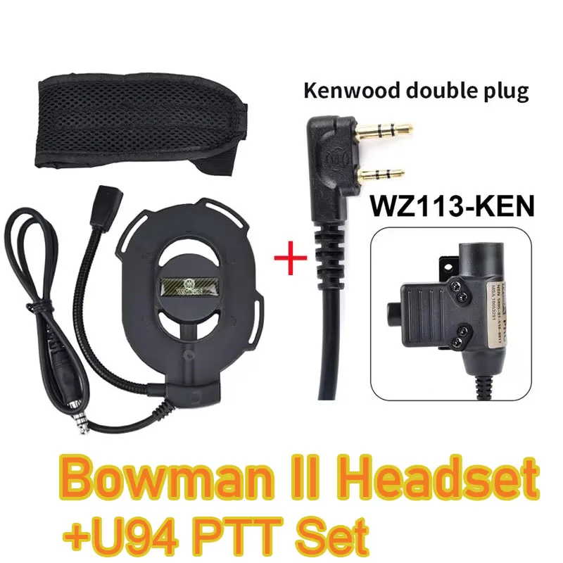 Bowman Elite II auriculares tácticos con PTT para Baofeng UV-5R - imagen 5