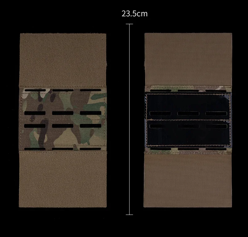 Panel táctico de tres filas para accesorios