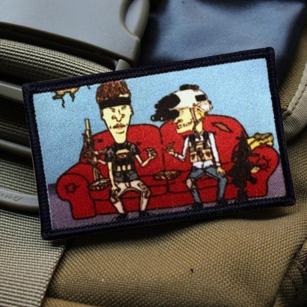 Parche morale anime militar – Velcro adhesivo para brazalete o mochila - imagen 3