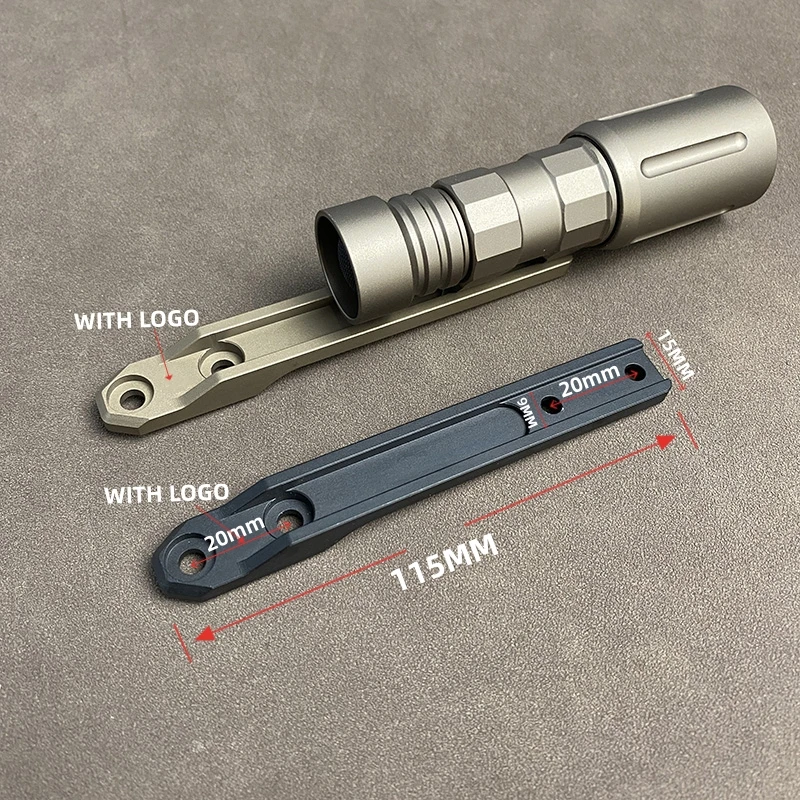 Soporte táctico linterna exploradora para Picatinny y M-LOK y KeyMod - imagen 2