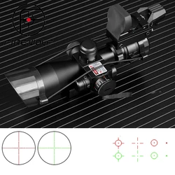Mira telescópica iluminada de precisión para rifle táctico