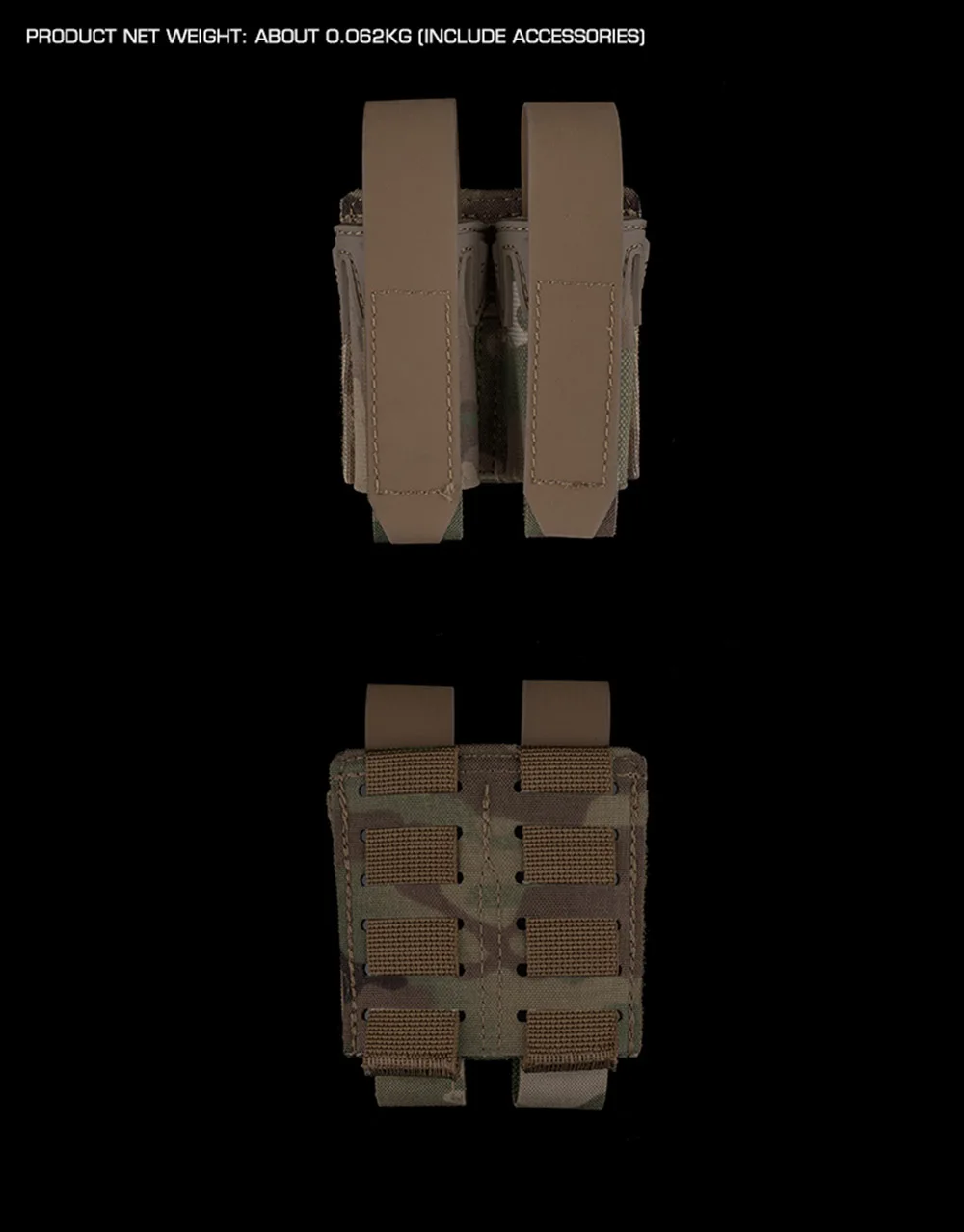 Vista de conjunto de la funda para cargador