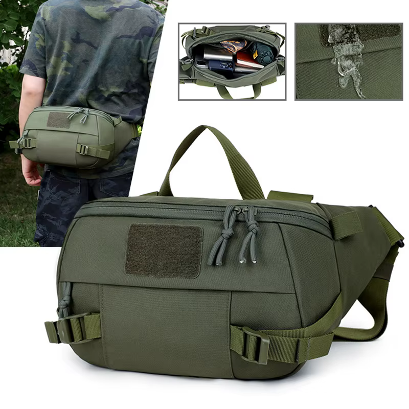 Riñonera táctica MOLLE para caza, senderismo, escalada y pesca - imagen 2
