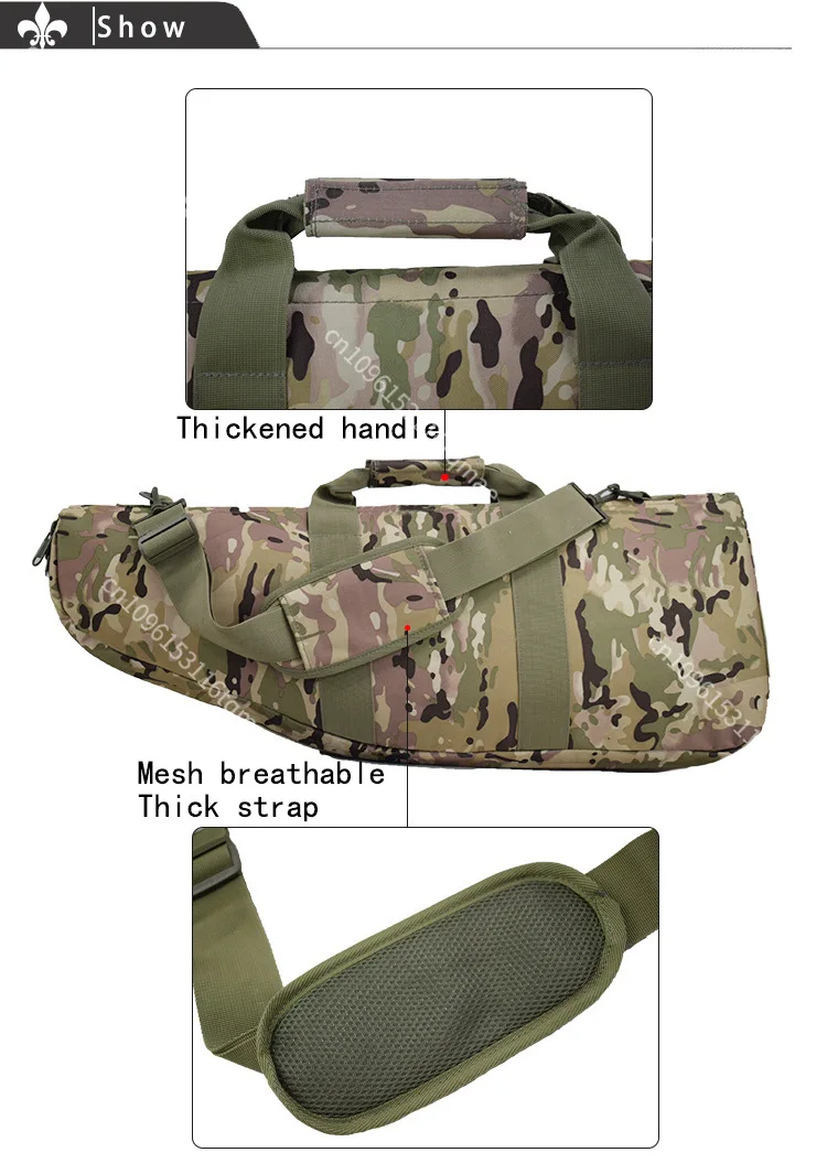 Bolsa de hombro acolchada para rifle caza táctica protegida transporte - imagen 5