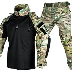 Traje táctico G3 de camuflaje con camisa y pantalón