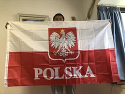 Bandera SKY de Polonia con Águila Republicana para Exterior