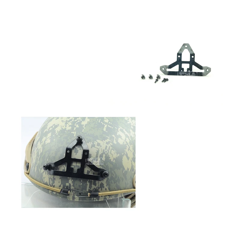 Montaje riel trípode táctico para casco protector caza exterior - imagen 2