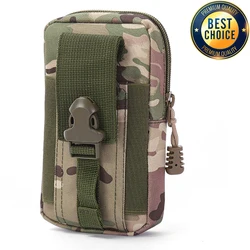 Riñonera táctica MOLLE camuflaje – Bolsa impermeable ligera
