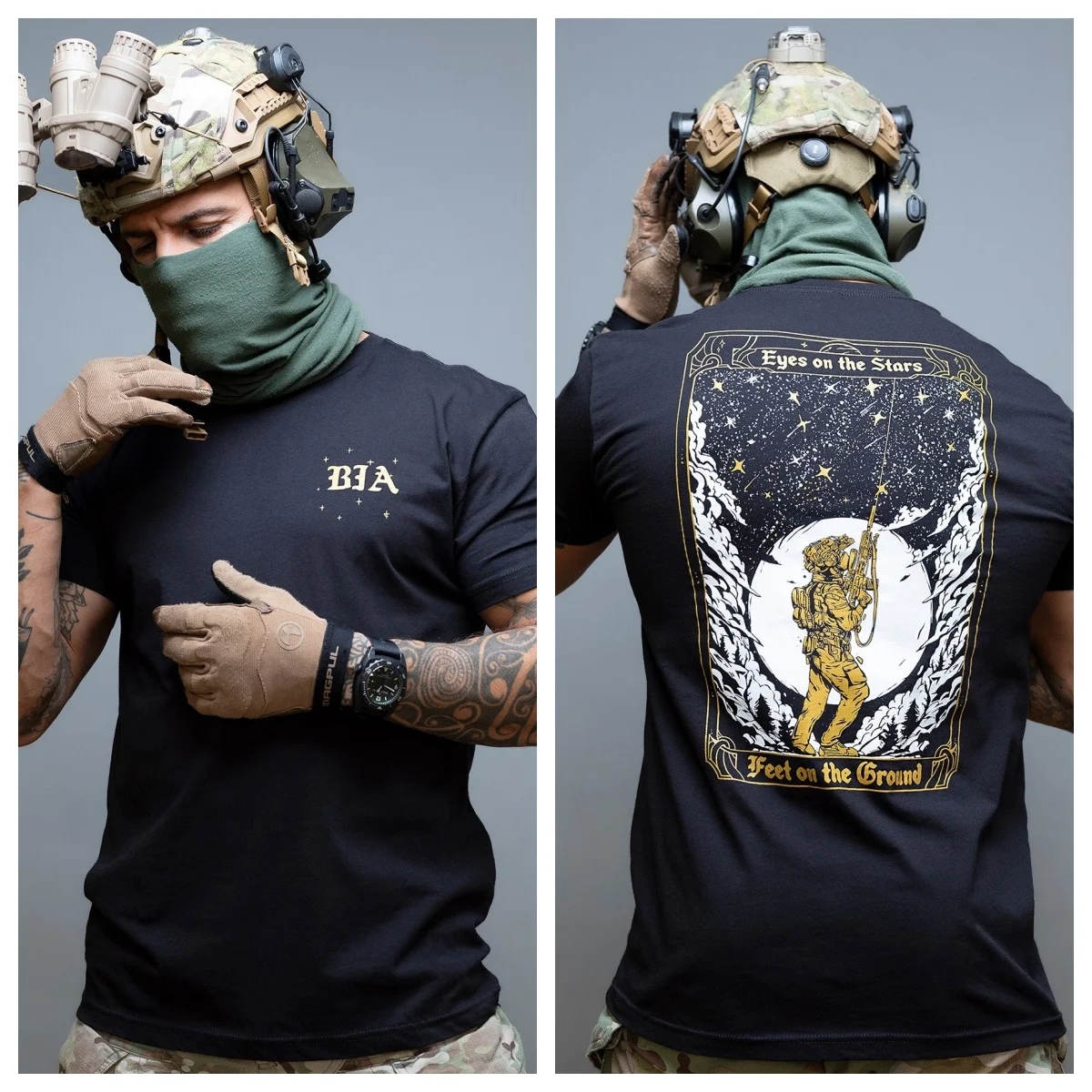 Camiseta de algodón Ojos en las estrellas para deporte - imagen 3