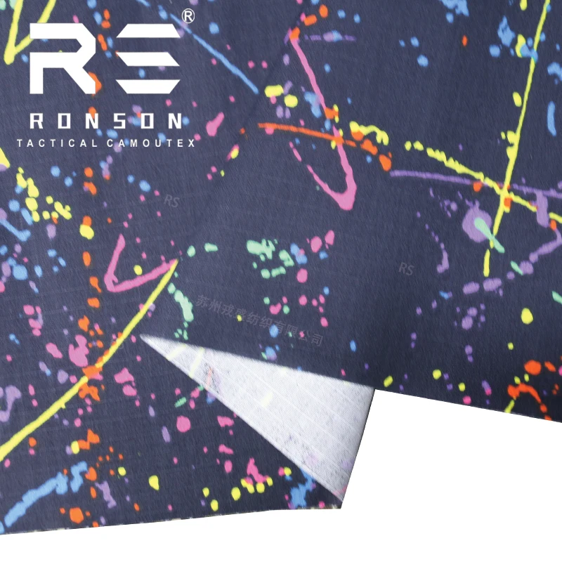 Tela ripstop camuflaje salpicado NYCO para uniformes tácticos - imagen 3