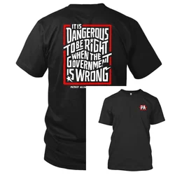 Patriot Alliance Camiseta táctica unisex premium estilo militar