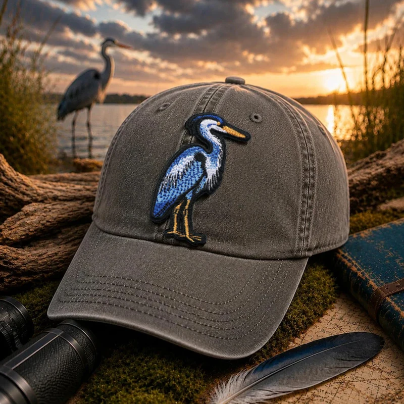 Parche bordado Heron – Insignia termoadhesiva para ropa y gorras - imagen 5