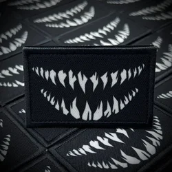 Parche táctico morale devil teeth – Velcro brazalete combate