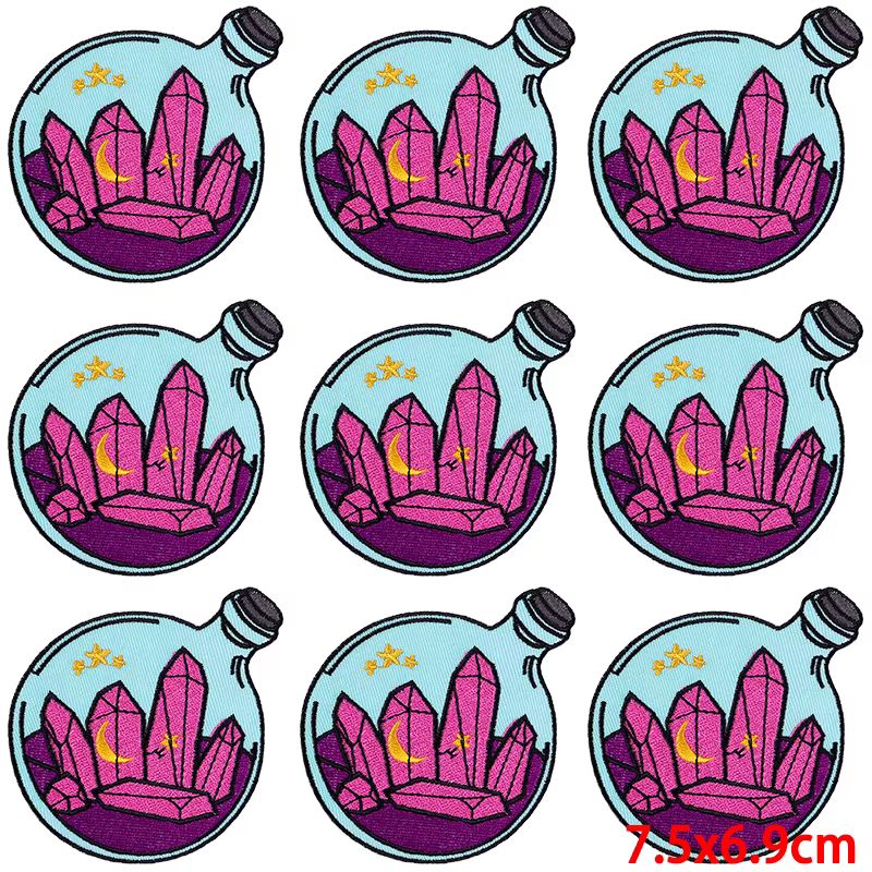 Parches termoadhesivos bordados dibujos animados para planchar