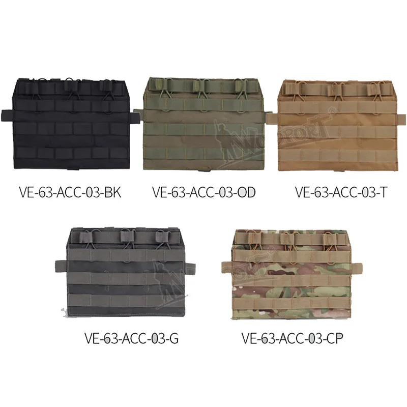 Panel Frontal MOLLE desmontable AVS JPC para cargadores M4 5.56 - imagen 5