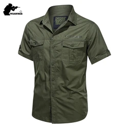 Camisa militar táctica verano – Algodón transpirable manga corta homologada