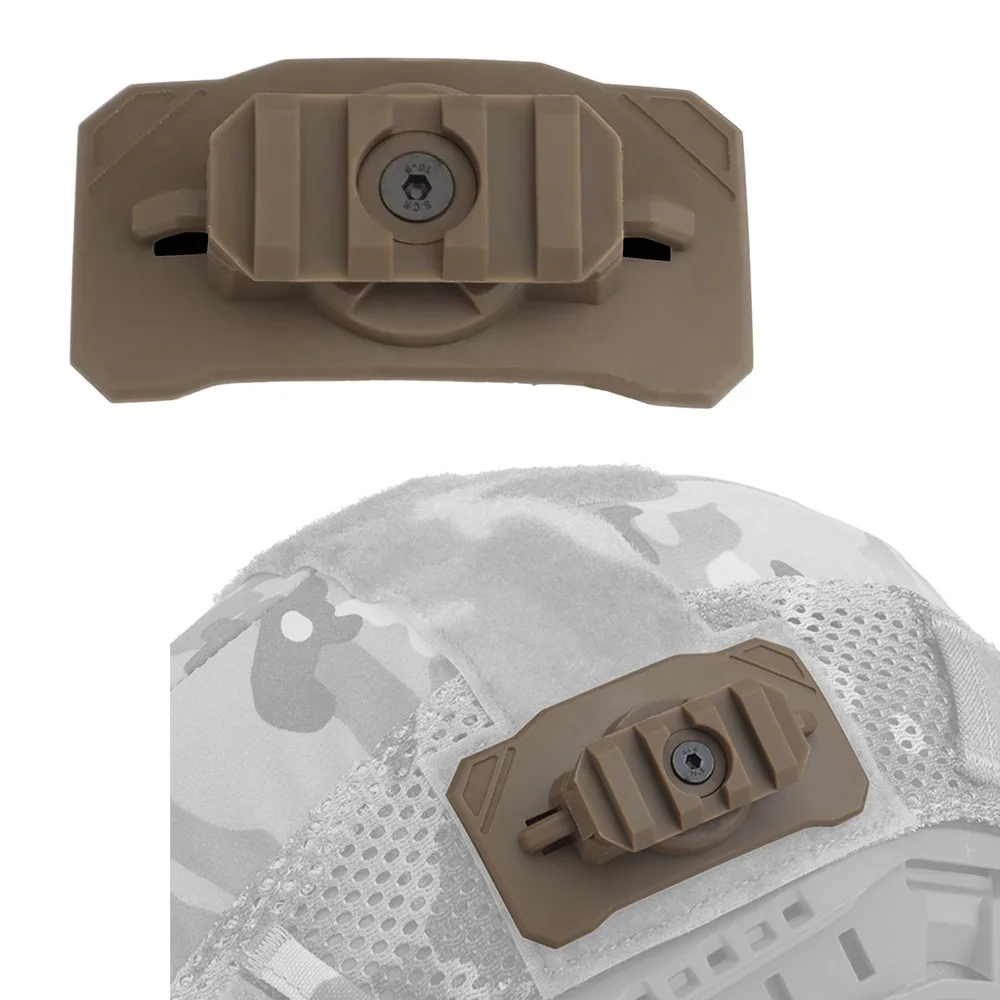 Soporte giratorio universal para linterna de casco con velcro - imagen 4