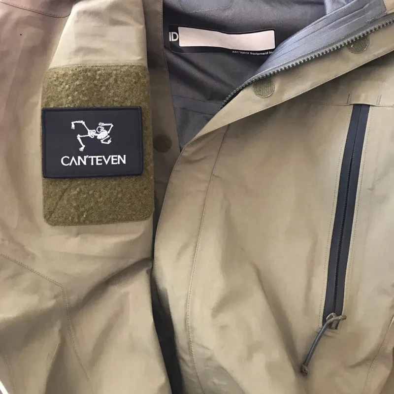 Insignia esqueleto táctico parche bordado para ropa - imagen 3