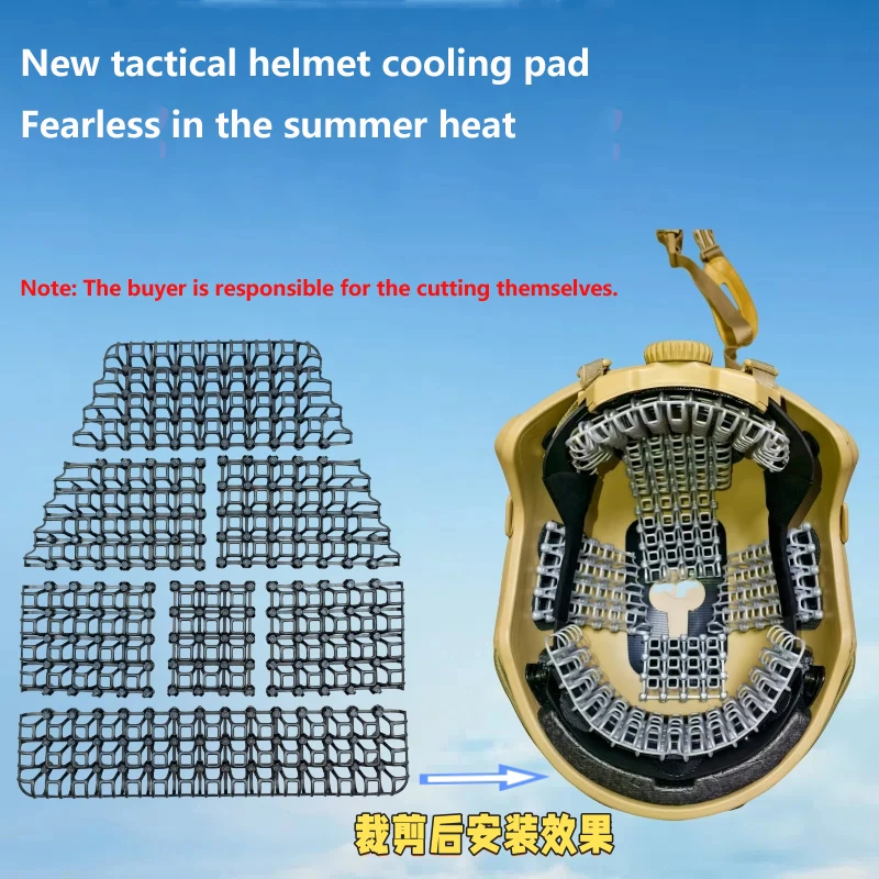 Forro interior casco táctico ventilado, amortiguación y transpirable - imagen 5