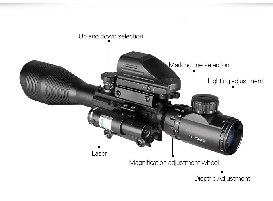 Retícula iluminada y selector de patrones