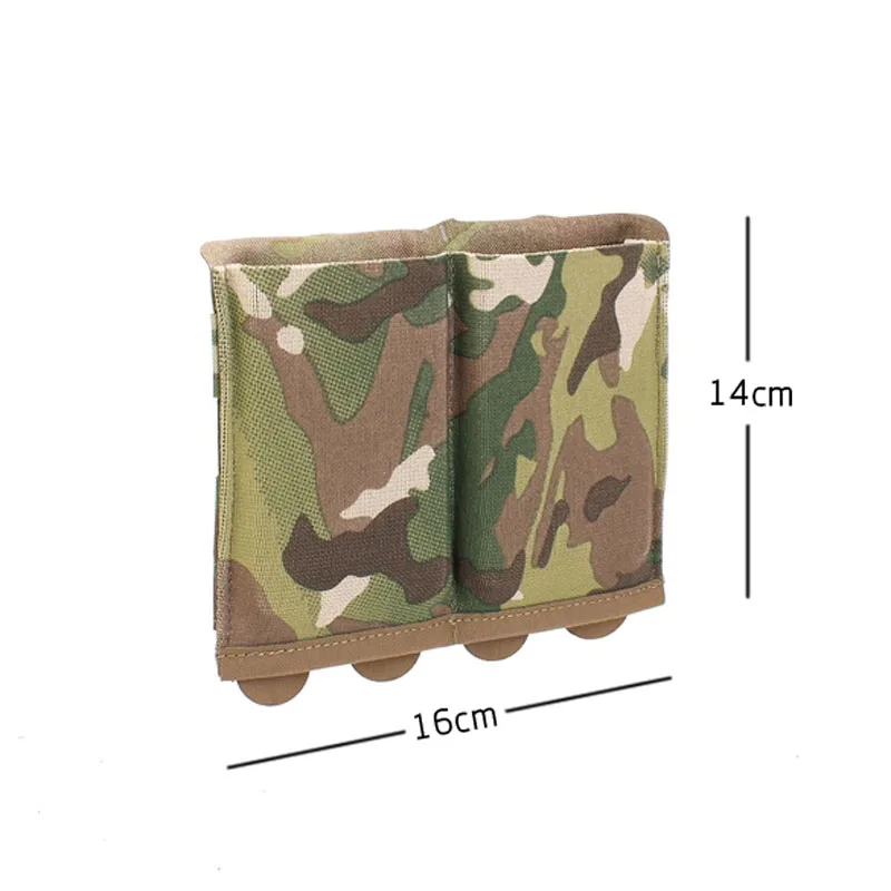Chaleco táctico Molle 5.56 con bolsa elástica doble Mag y panel PH67 - imagen 3