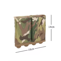 Chaleco táctico Molle 5.56 con bolsa elástica doble Mag y panel PH67