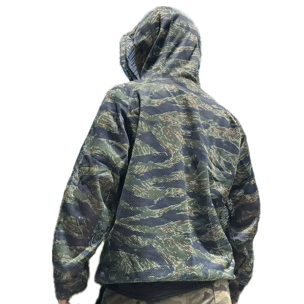 Chaqueta táctica cortavientos con capucha – Caza y senderismo