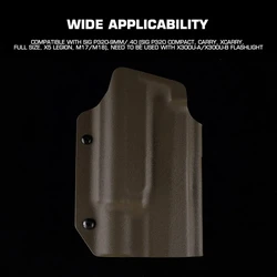 Funda Kydex Sig P320 con riel para SureFire X300u-a