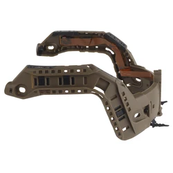 Riel lateral casco táctico montaje arco modular Fast corte alto IR
