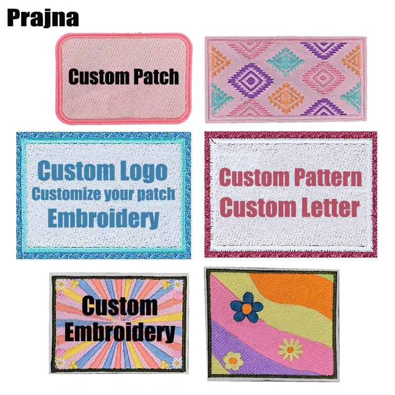 Proceso de personalización de parches bordados