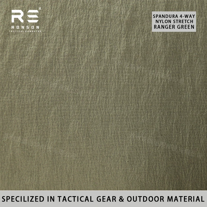 Tela táctica elástica multidireccional impermeable nailon spandex - imagen 3