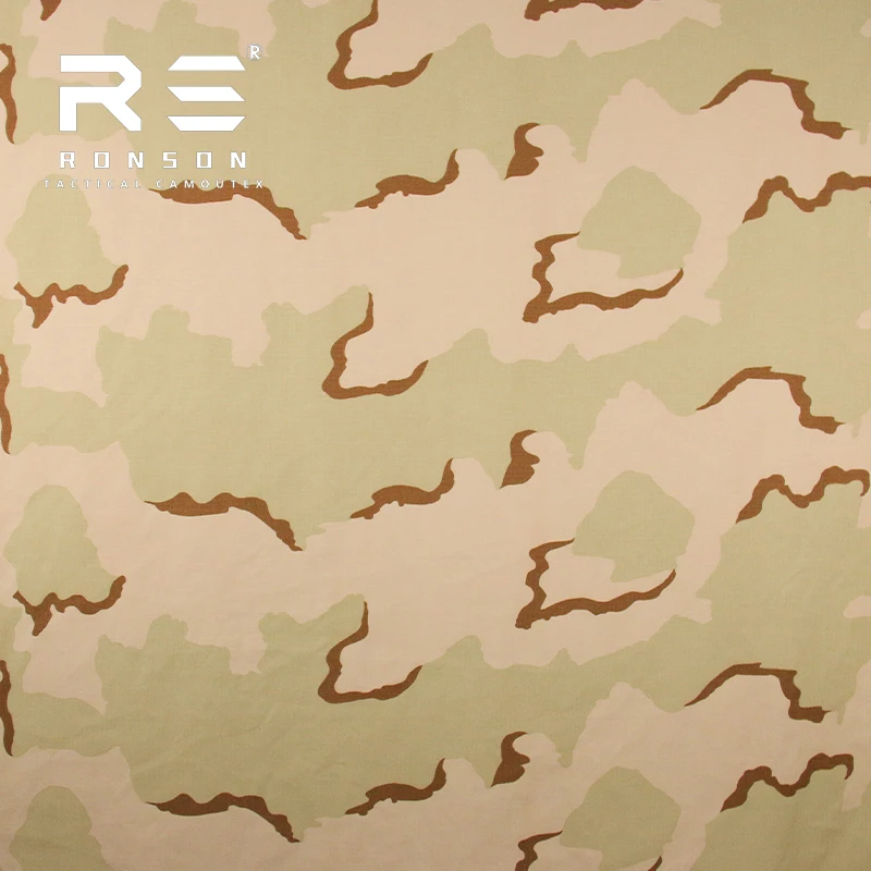 Tela táctica Ripstop camuflaje desierto multicolor para uniforme - imagen 3