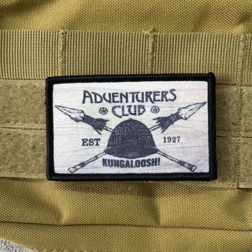 Parche táctico Kungaloosh – Club Aventureros para mochila y uniforme - imagen 3