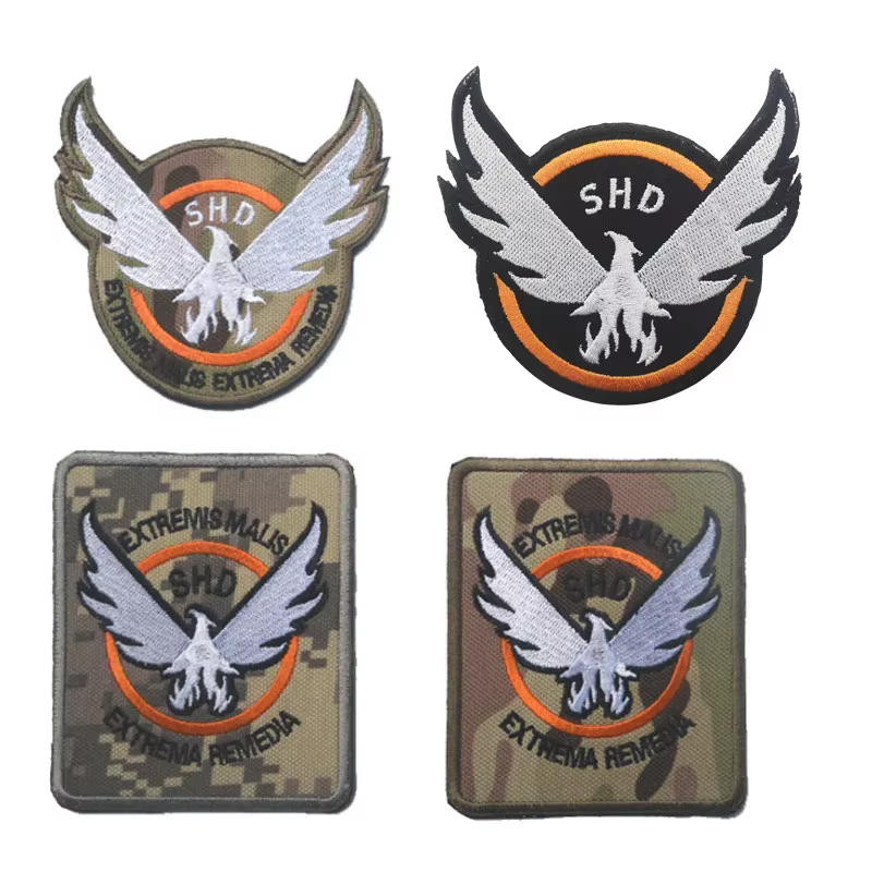 Parche bordado SHD The Division táctico para ropa y mochila