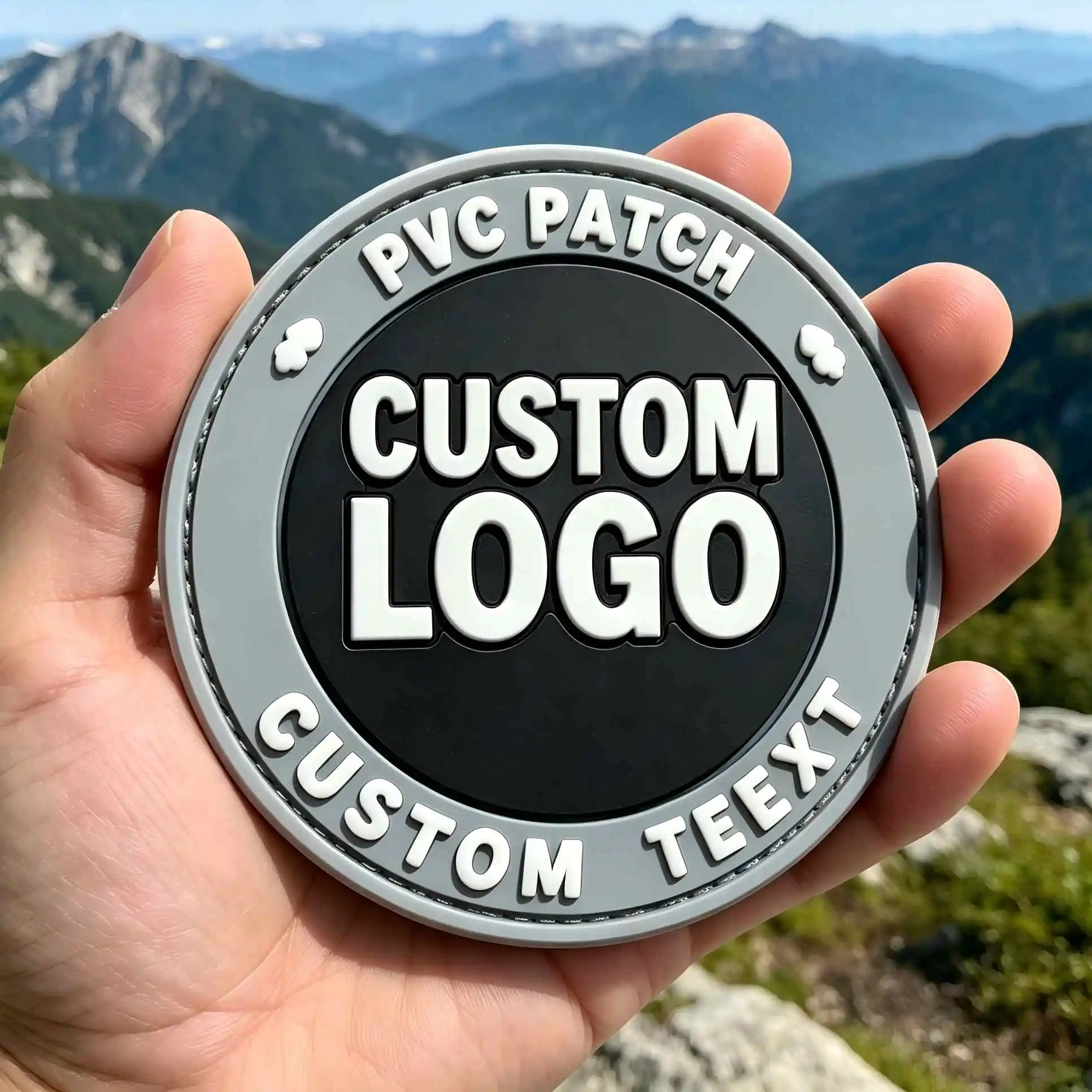 Parche táctico PVC 3D personalizado con velcro para mochila y ropa - imagen 5