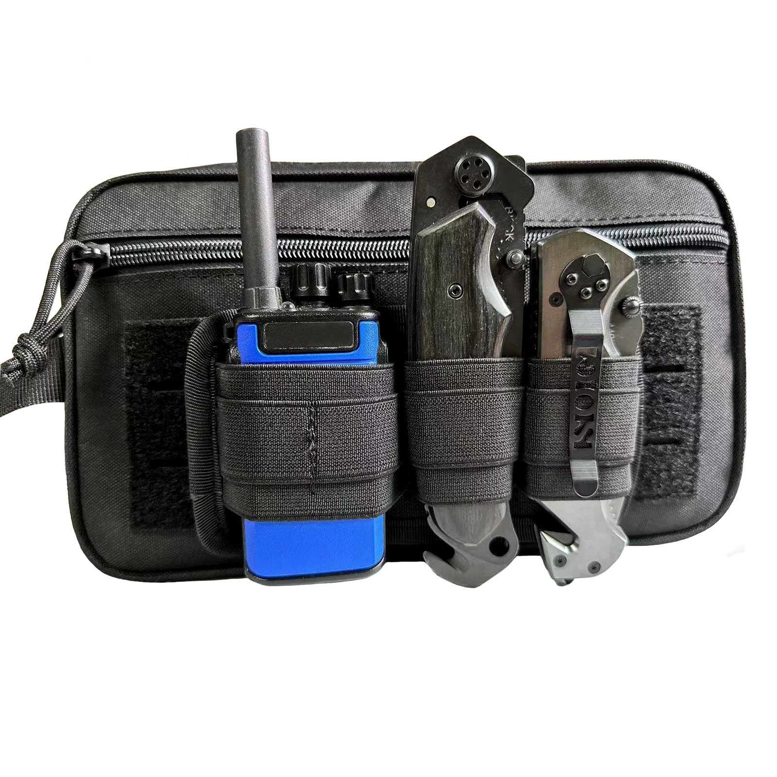 Bolsa táctica EDC modular elástica para chaleco colgante organizador - imagen 4