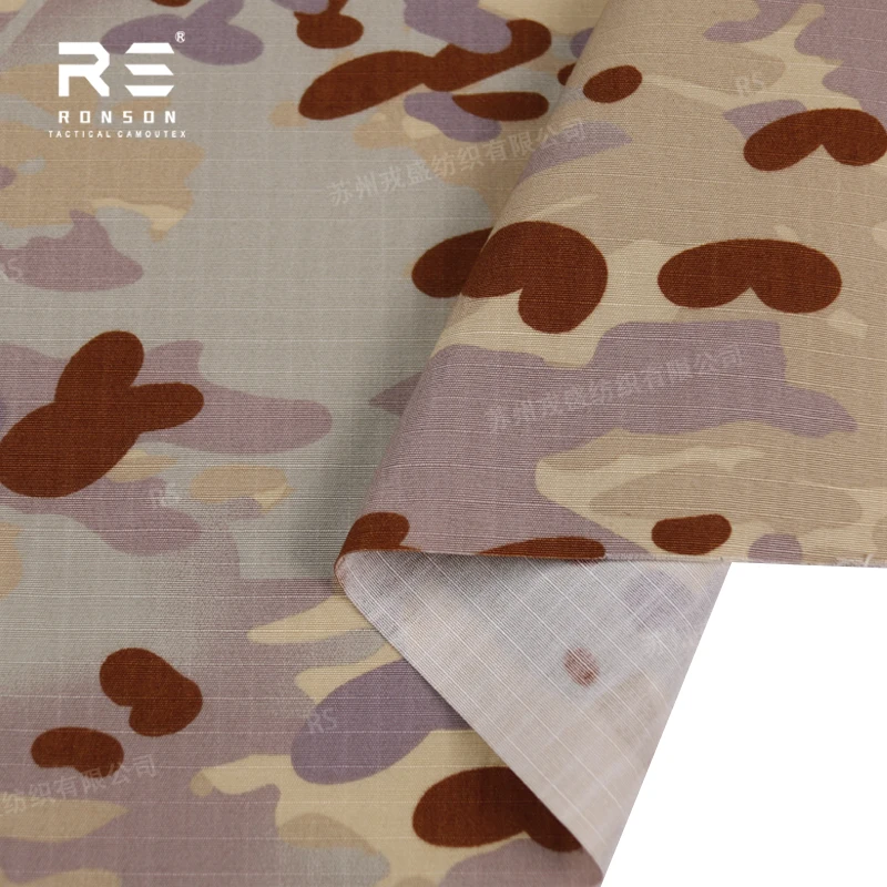 Tela táctica NYCO ripstop desértico australiano camuflaje para uniforme - imagen 3
