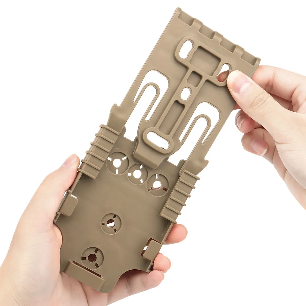 Adaptador tactico de desenfunde rapido Glock - funda, placa y hebilla - imagen 4